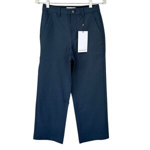 NWT Ministry of Supply Women’s Kinetic Twill 5 Pocket Wide Leg Pant - Size 0